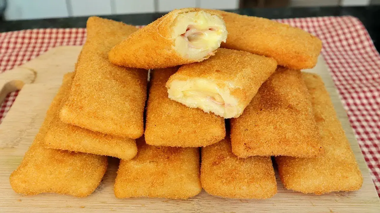 Cigarette de Presunto e Queijo: Lanche Crocante e Saboroso em Poucos Minutos