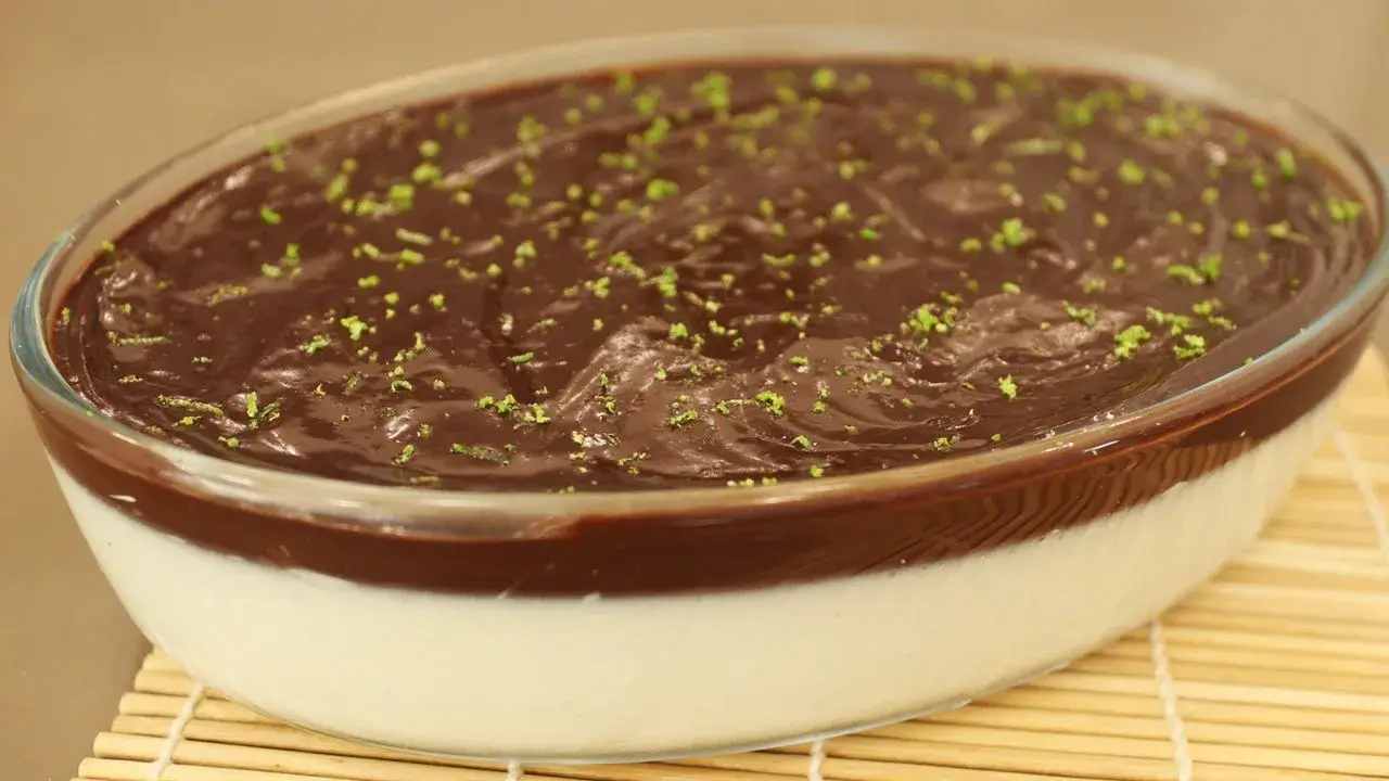 Mousse de Limão com Ganache de Chocolate uma Delicia
