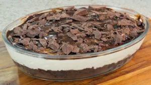 Sobremesa de Mousse de Limão com Chocolate, Pronta em 10 Minutos
