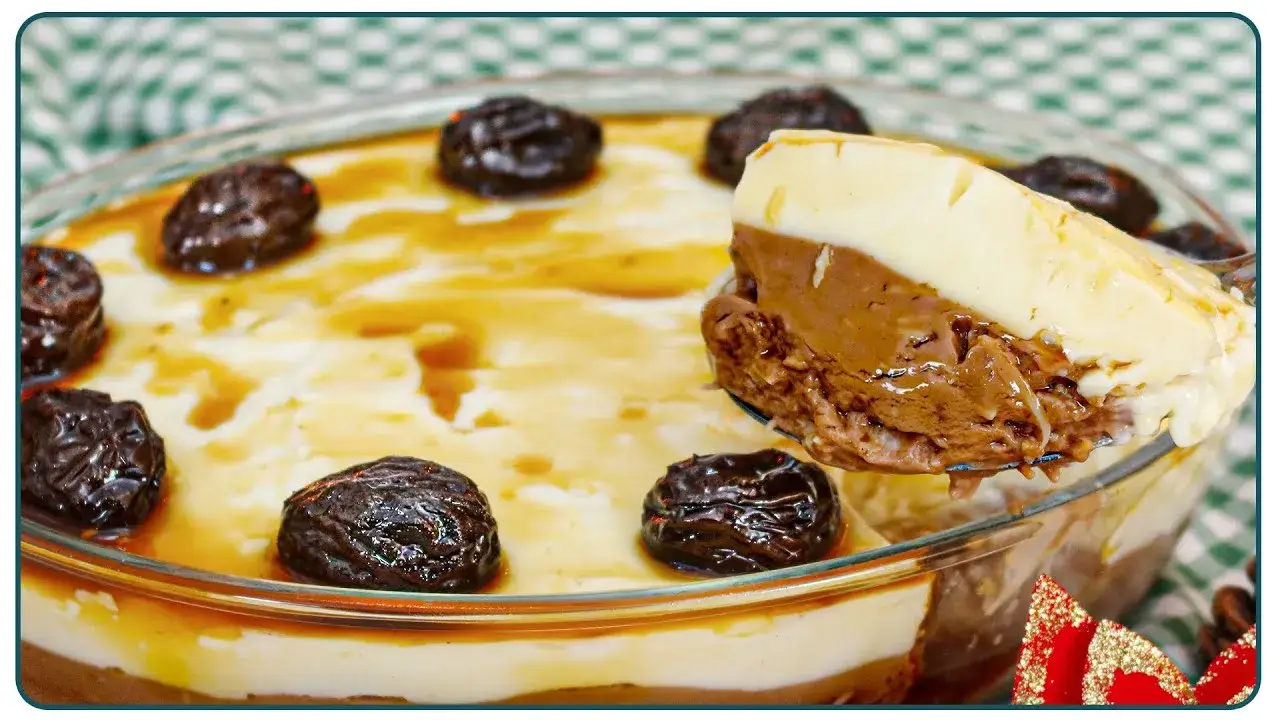 Creme Natalino: Receita Fácil de Sobremesa de Natal com Sabor de Coco e Chocolate