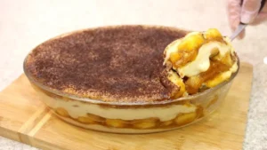 Pavê de Banana Caramelizada Mais Cremoso e Econômico Para Você Fazer