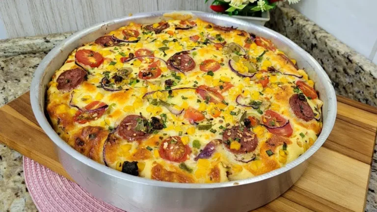 Torta Caipira Explosão de Sabor: Receita Tradicional para Festa Junina