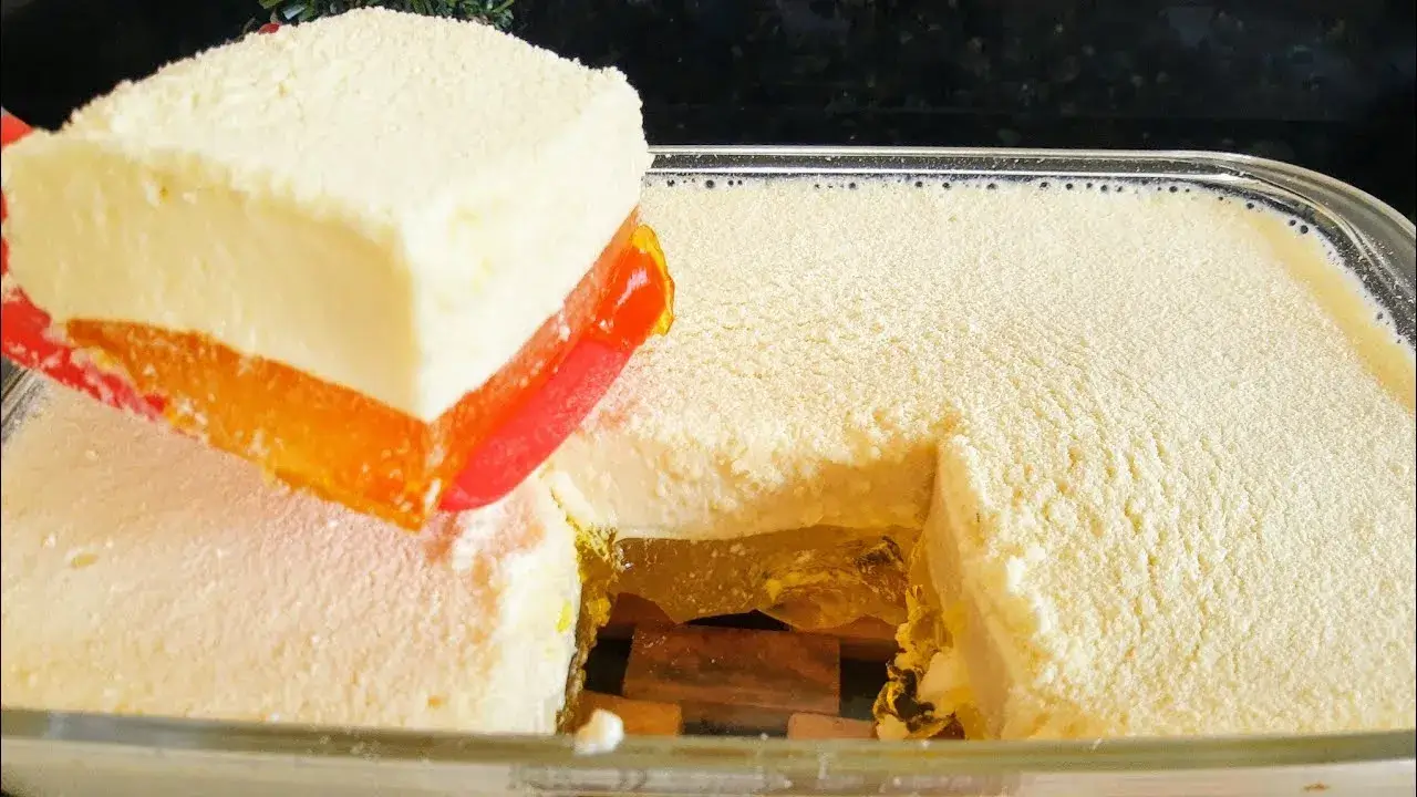 Gelatina com Creme Branco: Sobremesa de Gelatina Fácil e Deliciosa