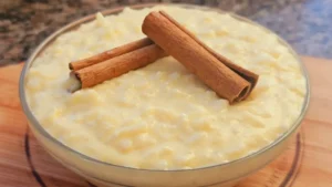 Arroz Doce de Pamonha Cremoso com Milho Verde