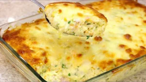 Arroz de Forno Mega Rapidão com Queijo Cremoso e Presunto Veja