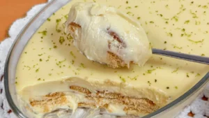 Pavê de Limão Cremoso com Creme Cozido na Panela