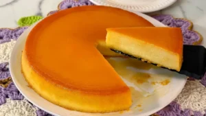 Pudim de Padaria: Receita Tradicional de Pudim de Trigo com Calda de Caramelo