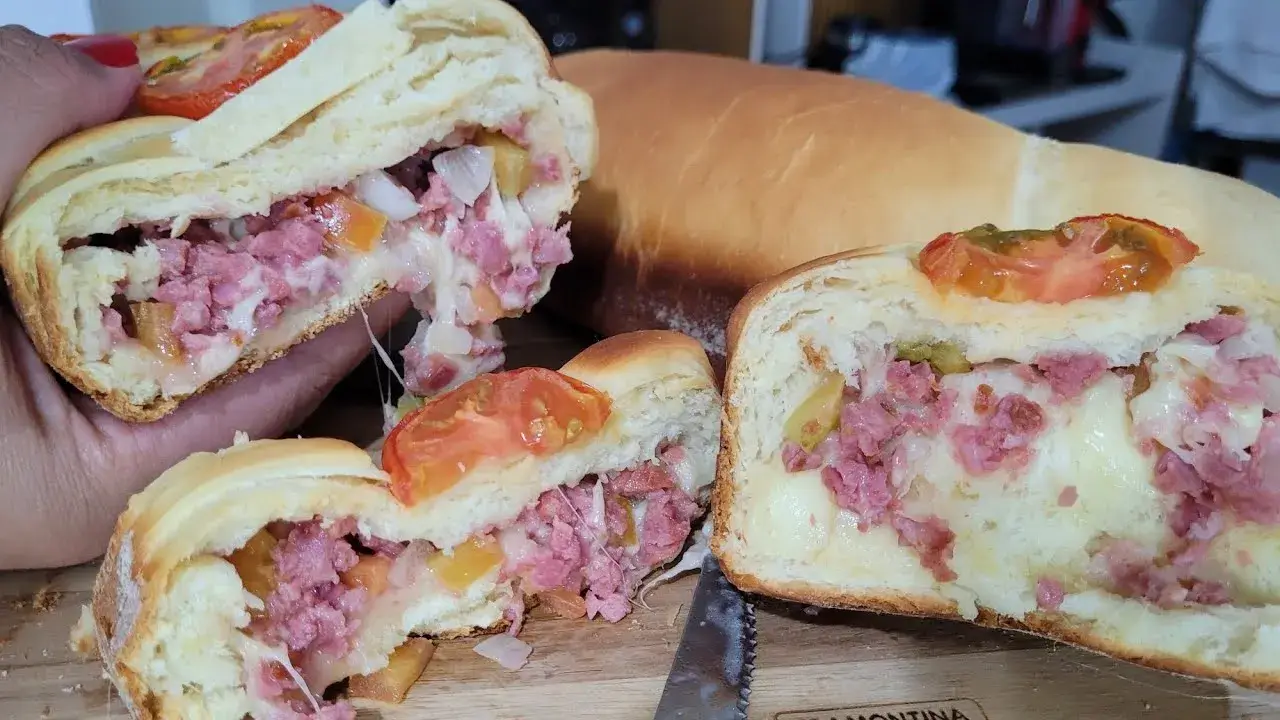 Receita de Pão Caseiro e Pão Recheado: Passo a Passo Completo