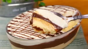 Marido Gelado: Mousse de Maracujá e Limão com Ganache de Chocolate