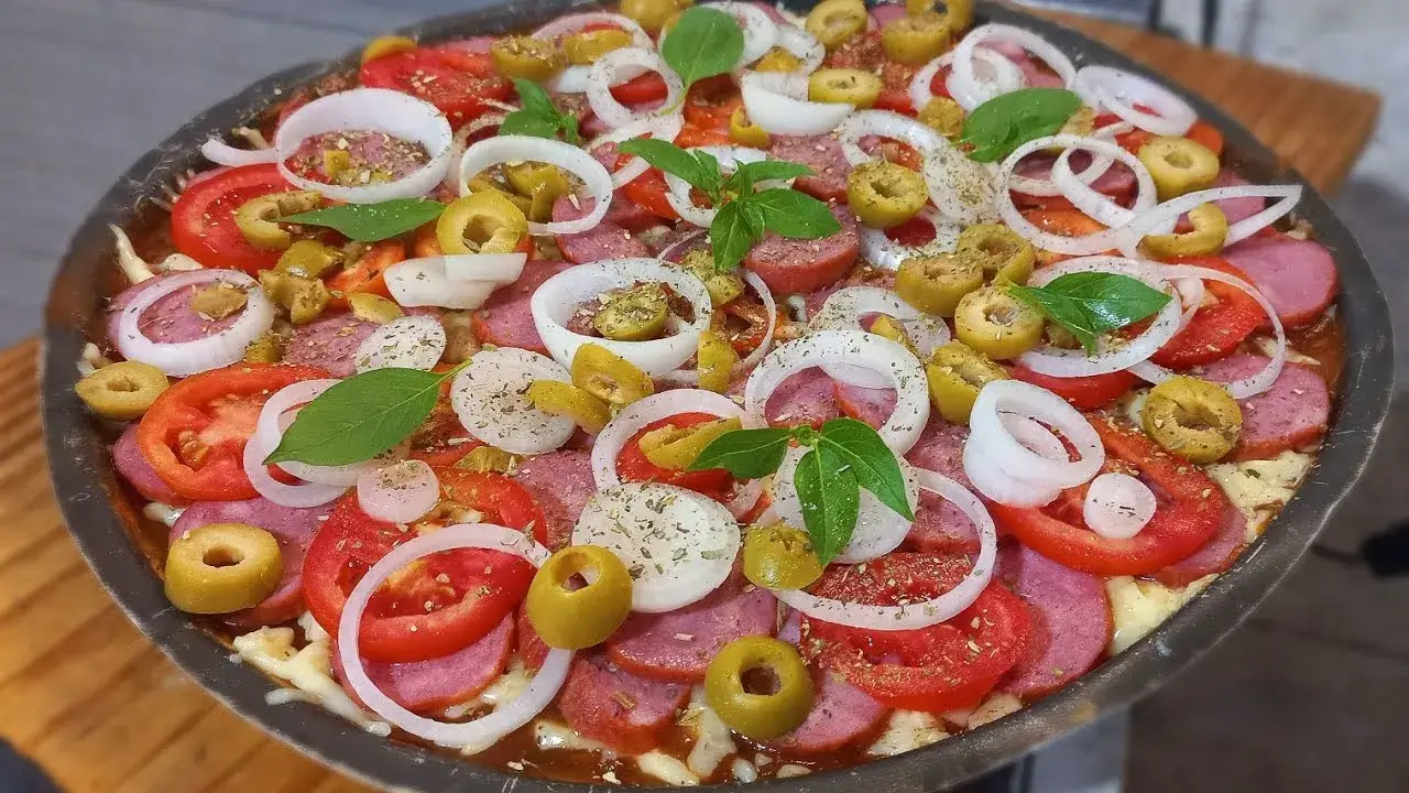 Pizza de Batata que Viralizou com Massa Simples e Crocante