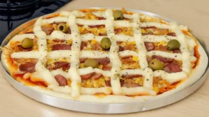 Pizza de Liquidificador com Massa Profissional Fofinha Veja