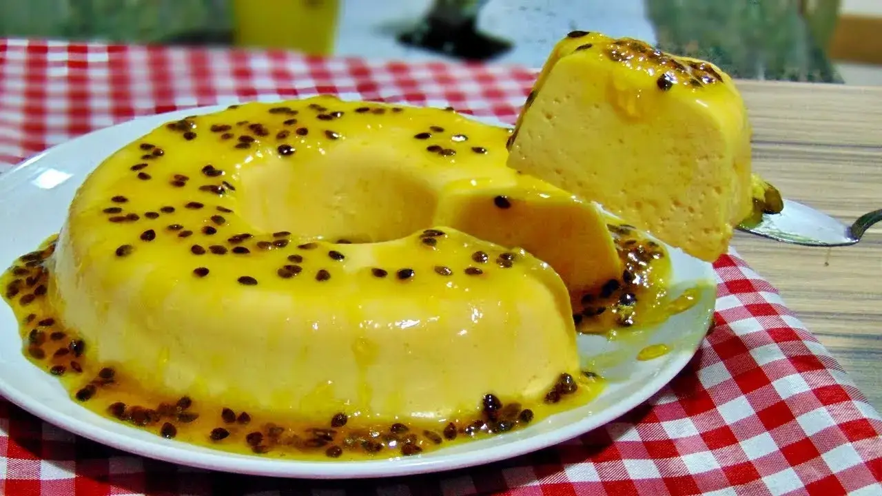 Pudim de Maracujá Fácil e Rápido sem Forno Vamos Fazer?