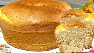 Bolo de Amido de Milho que Cresce Bastante e Derrete na Boca