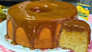 Bolo de Leite em Pó Simples e Delicioso