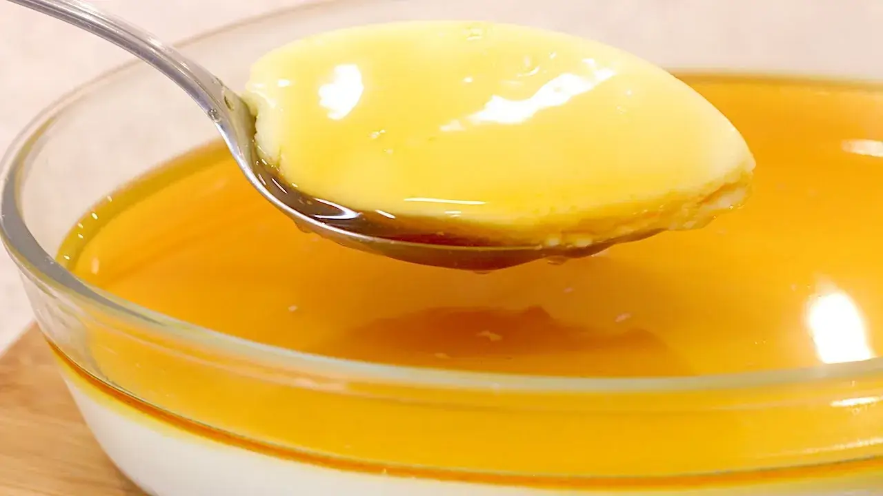Sobremesa Creme de Leite com Caramelo Caseiro