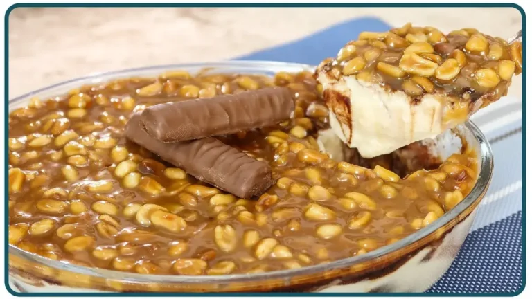 Sobremesa Charge Cremosa com Doce de Leite e Amendoim
