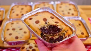 Tortinha Cookie Recheada com Brigadeiro