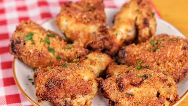 Drumete Assado na Air Fry com Crosta de Parmesão Crocante