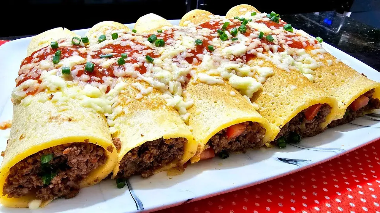 Panqueca caseira fácil e deliciosa com massa macia