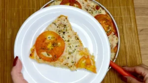 Pizza de couve-flor que fica leve e deliciosa