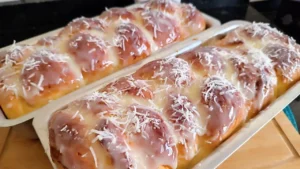 Rosca doce com leite condensado para o café da tarde