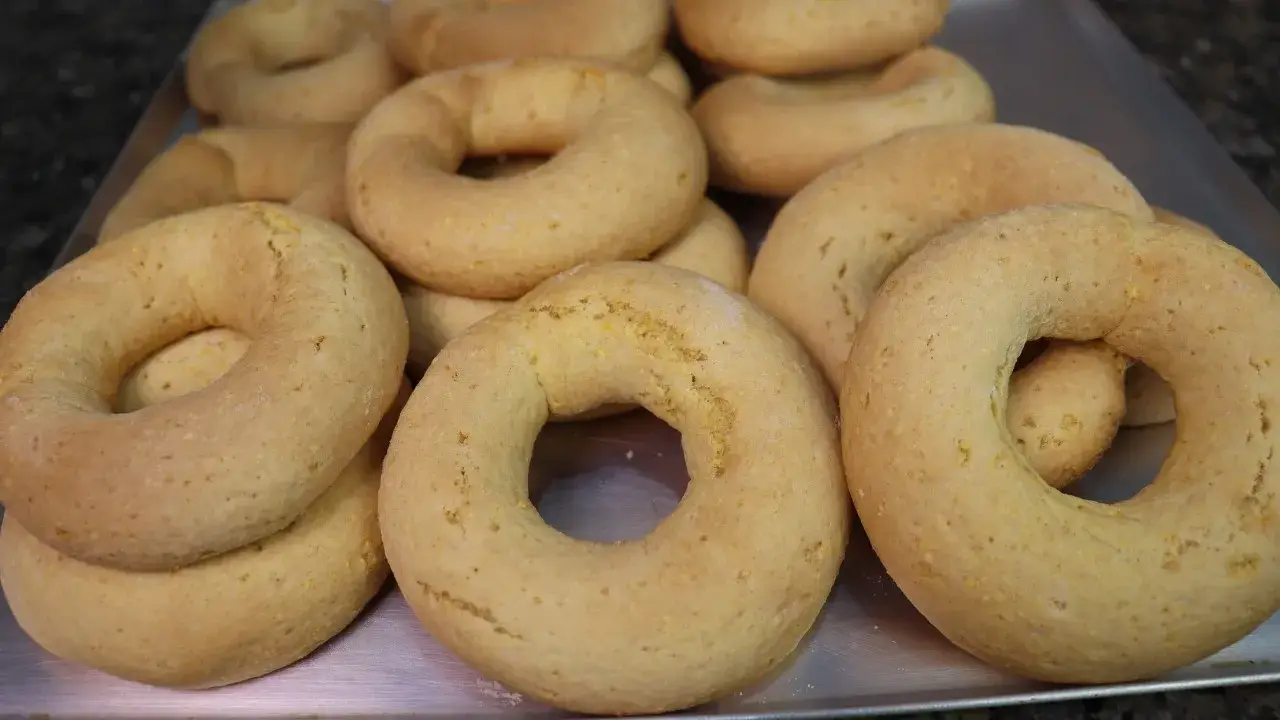Biscoito de Flocão de Milho Caseiro para Café e Lanche