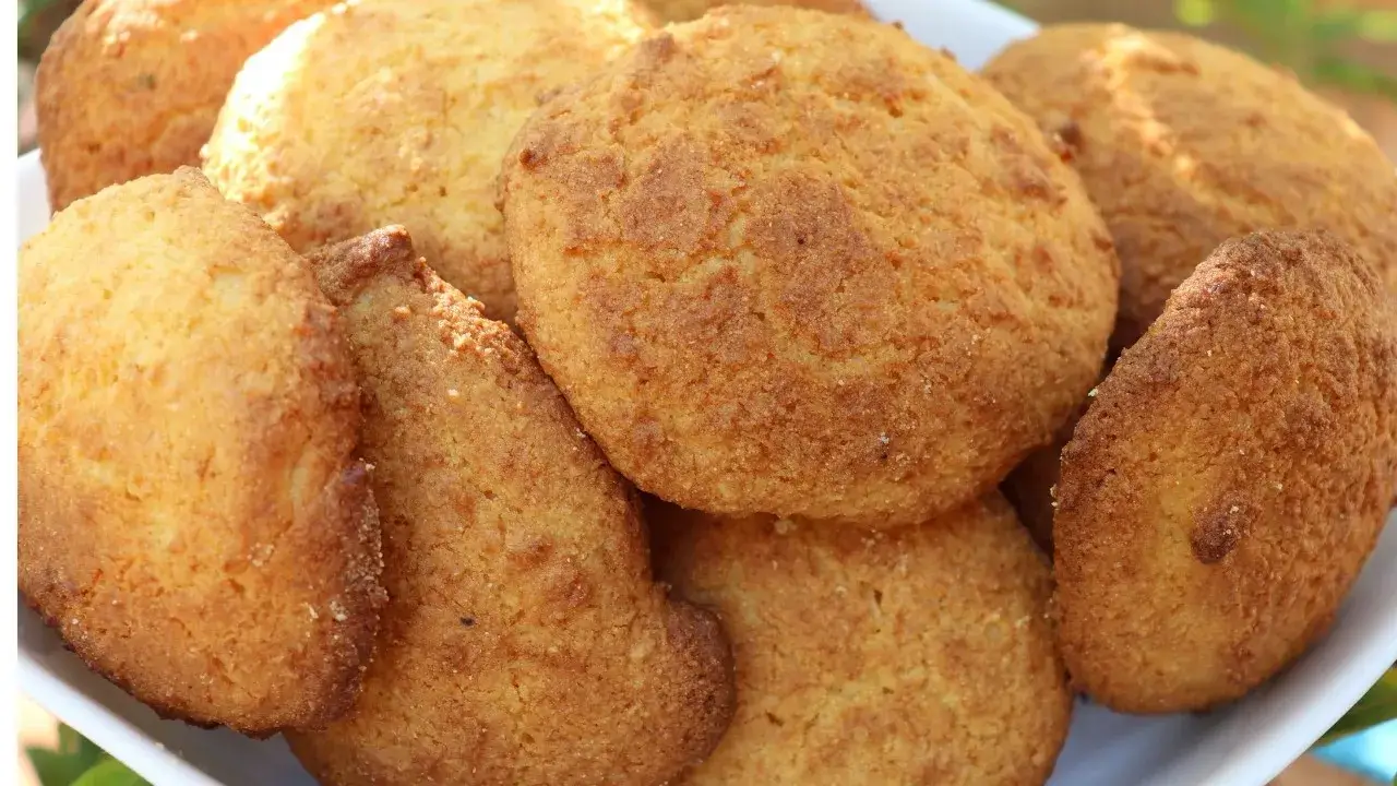 Bolacha de Fubá Sem Trigo Caseira e Macia