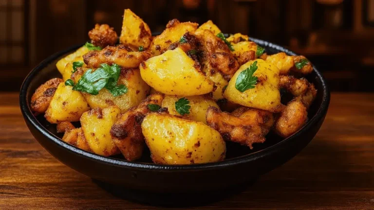 Batata Japonesa com Frango na Frigideira Fácil e Saborosa