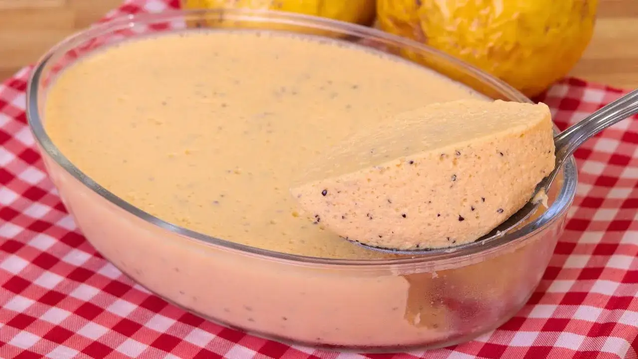 Mousse de Maracujá Zero Açúcar Cremosa e Proteica para Sobremesa Gelada