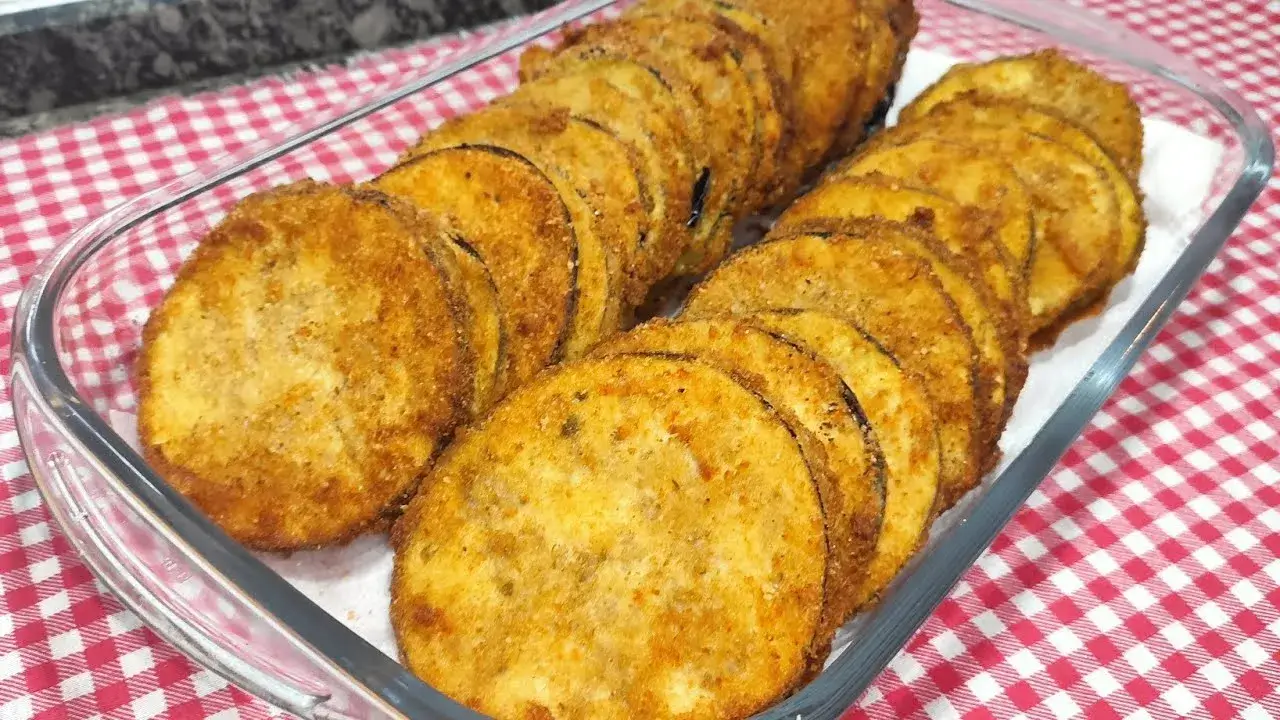 Berinjela à Milanesa Sem Ovos Crocante e Econômica