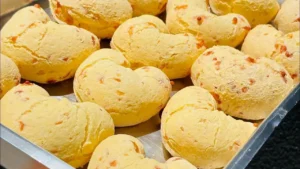 Biscoito de Polvilho com Farinha de Milho Crocante para o Café