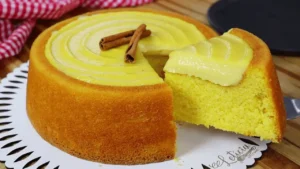 Bolo de Milho com Curau Cremosa Fácil de Fazer