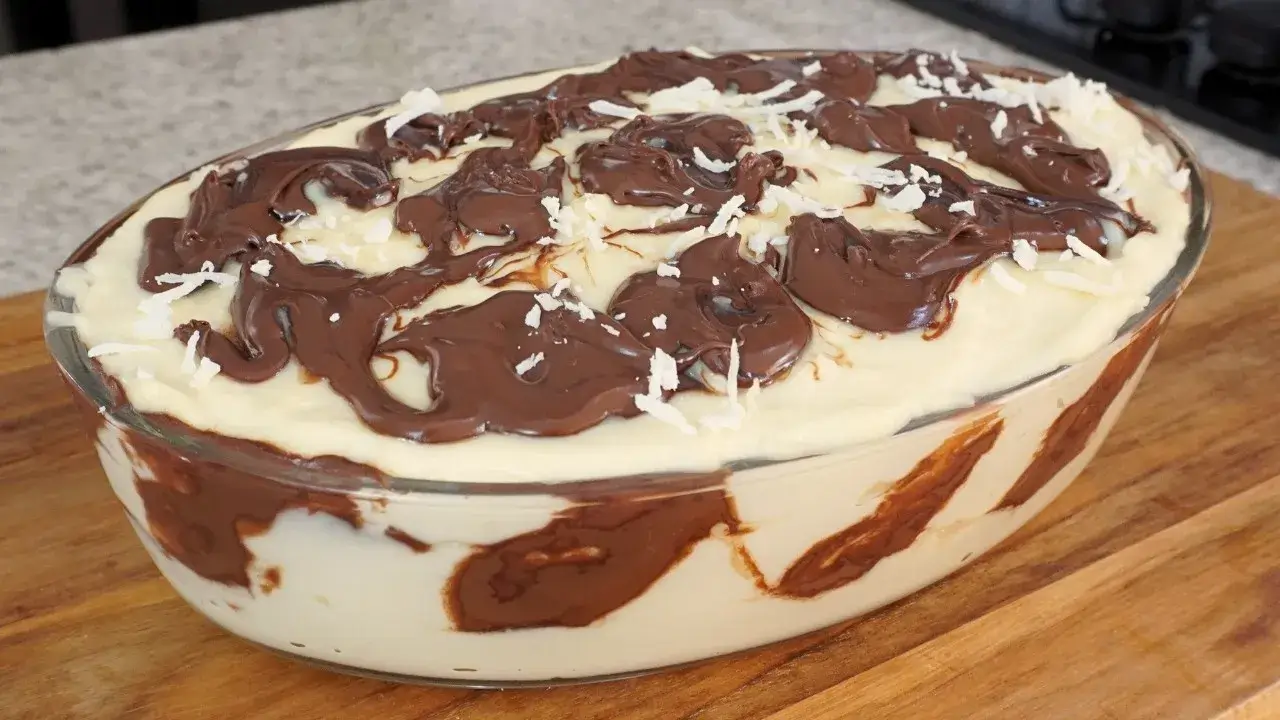 Prestígio Trufado na Travessa com Nutella Fácil e Cremoso