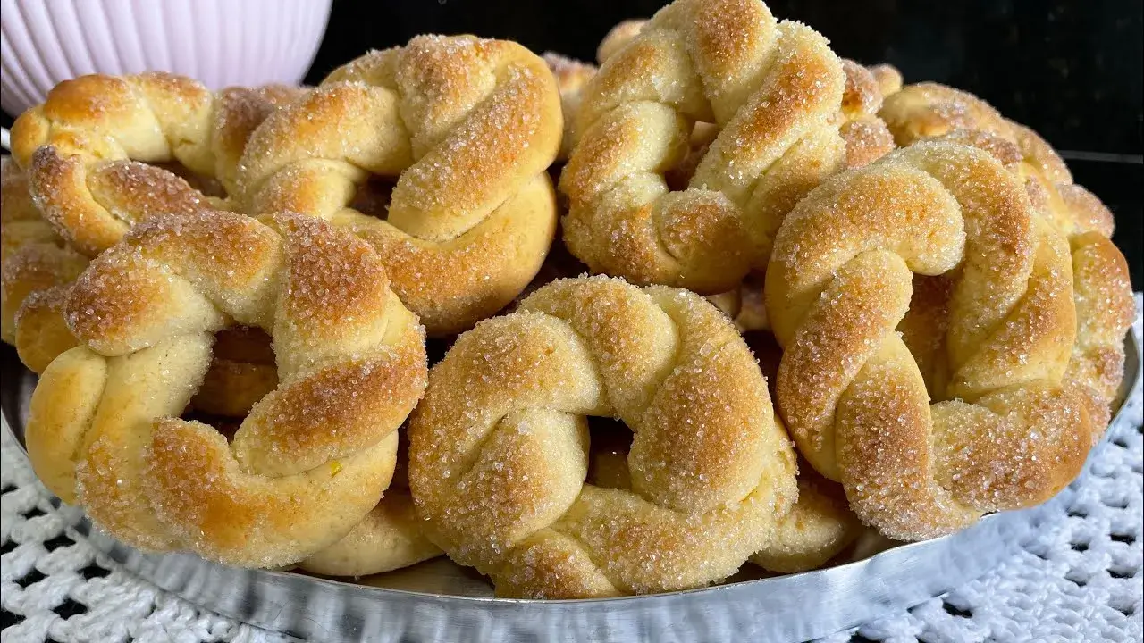 Rosquinha de Limão fácil para o café: Crocante por fora e cheio de sabor