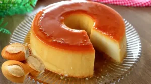 Pudim de Pão no Forno com Calda de Caramelo Fácil e Cremoso