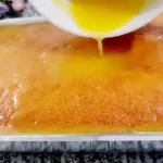 Bolo de Fubá com Laranja Fofinho com Calda Cítrica para o Café da Tarde