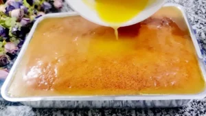 Bolo de Fubá com Laranja Fofinho com Calda Cítrica para o Café da Tarde