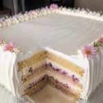 Bolo de Vitrine para 100 Pessoas com Geleia de Frutas Vermelhas e Trufado de Leite Ninho